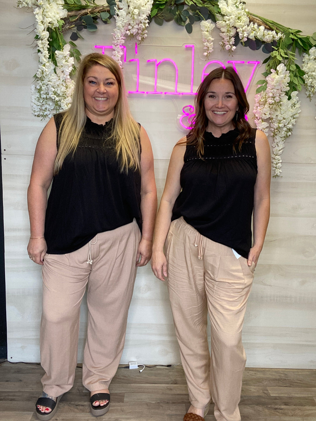 Latte Linen Pant
