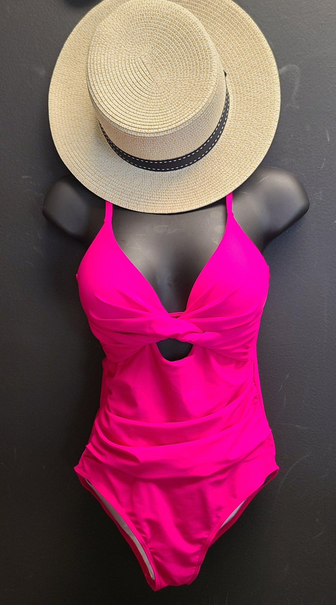 Pink One Piece Swimsuit