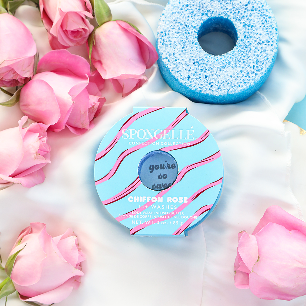 Chiffon Rose Body Buffer | Confection Collection