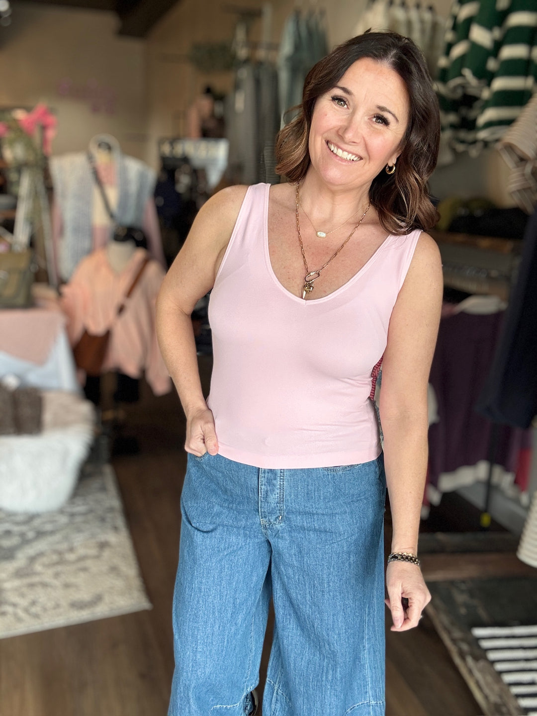 Hip Length Reversible Tank