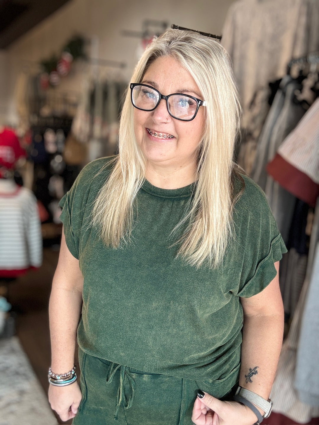 Mineral Wash Ribbed Lounge Set