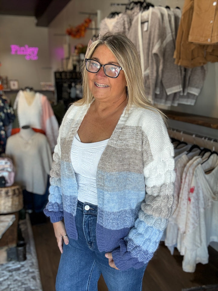Cool Nights Ombre Cardigan