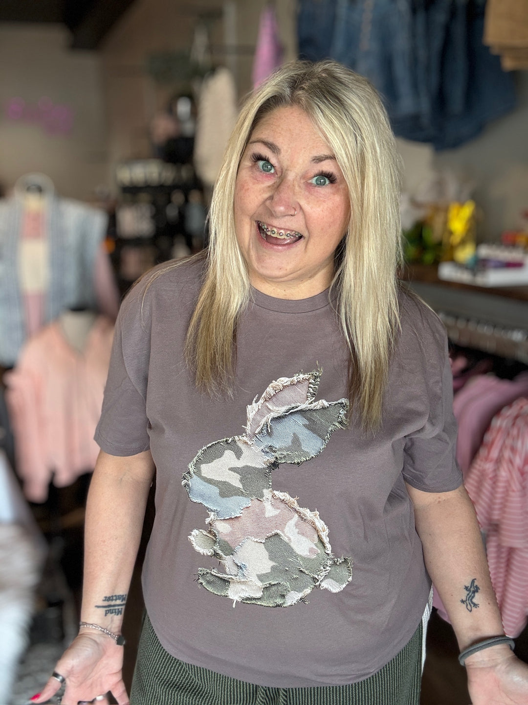 Easter Camo Bunny Tee