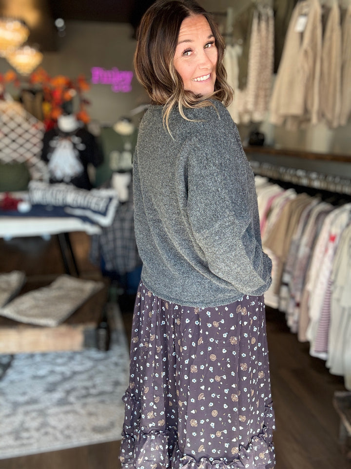 The Cozy Charcoal Cardigan