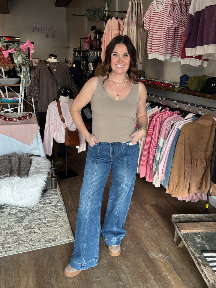 Lovervet Trouser High Waist Wide Leg Jeans