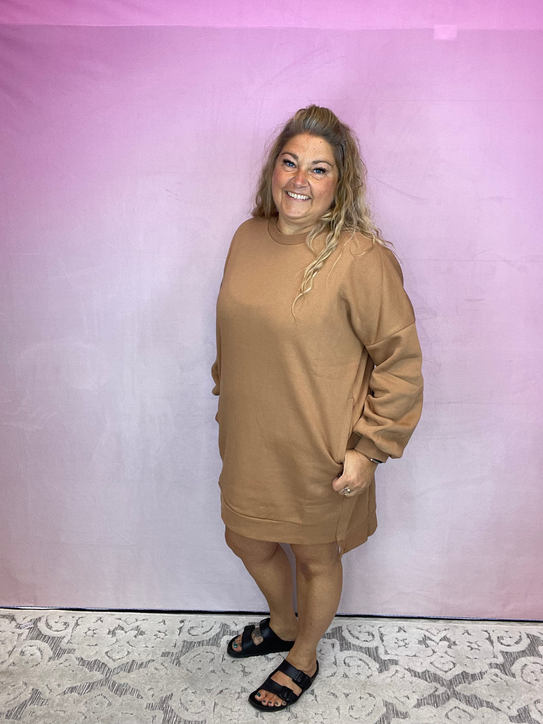 Fall Sweatshirt Dress