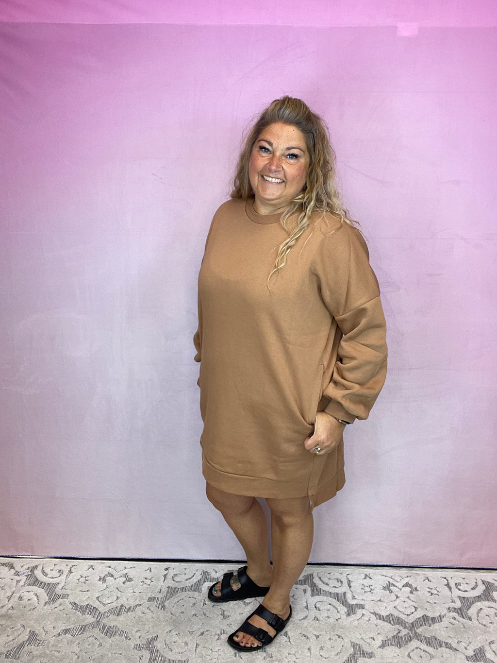 Fall Sweatshirt Dress