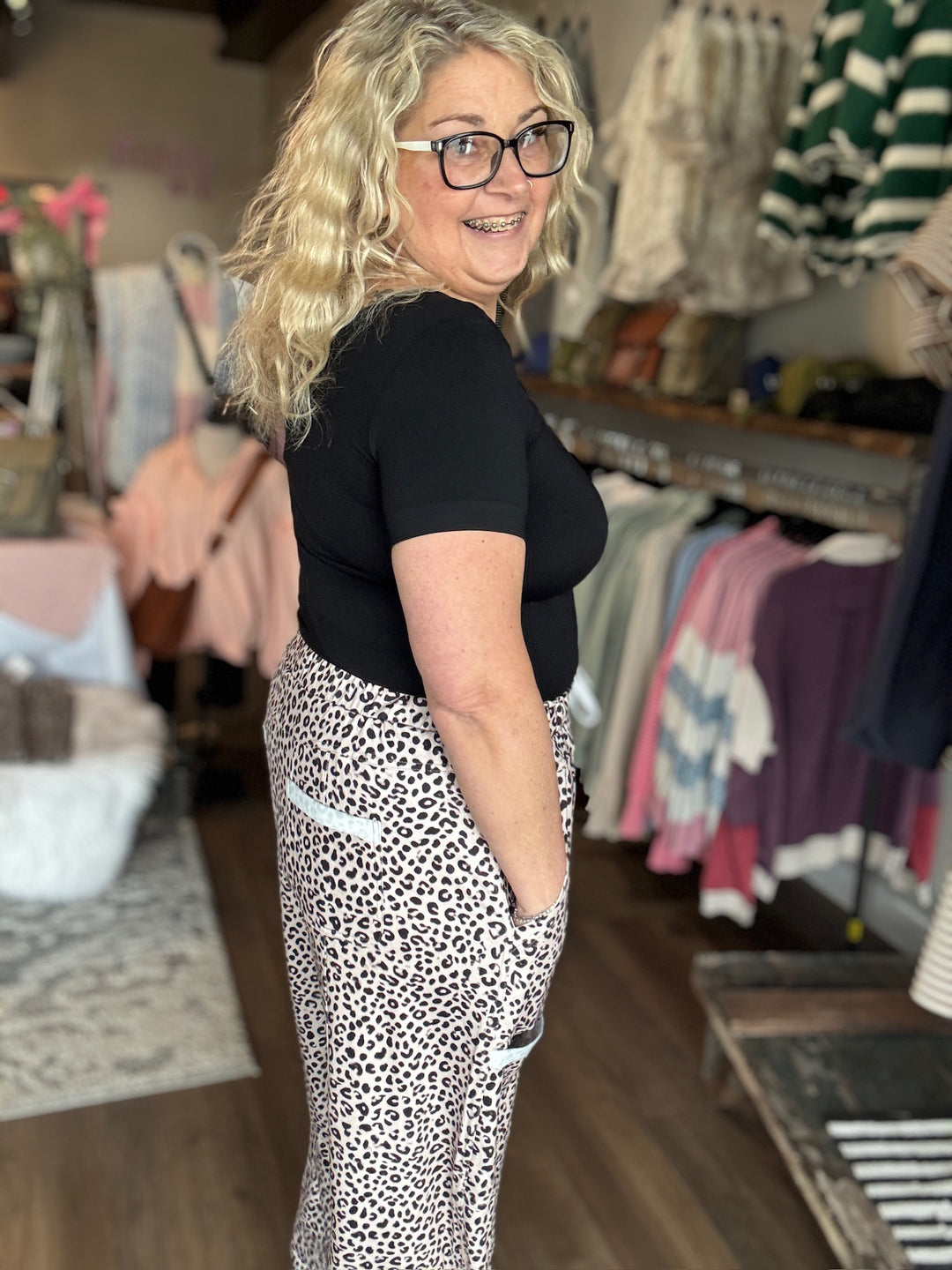 Seamless Reversible Short Sleeve Top