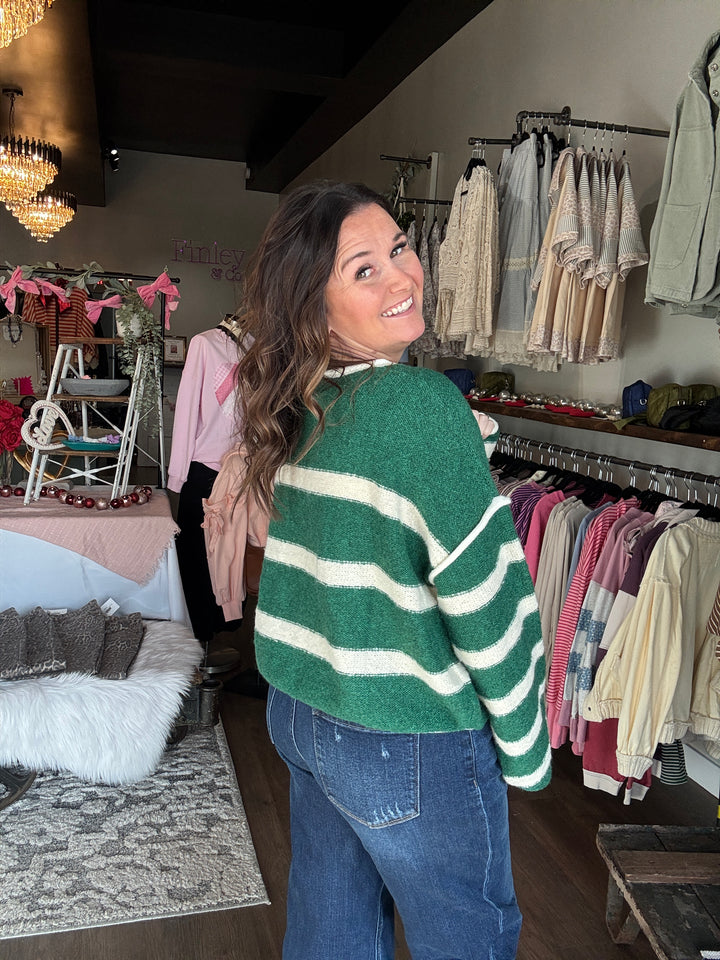 Lucky You Striped Sweater