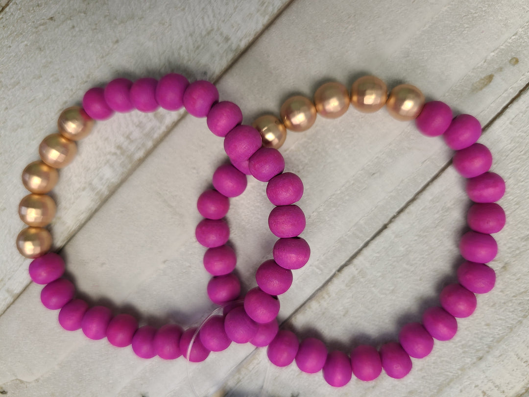 Hot Pink Stretch Bracelet
