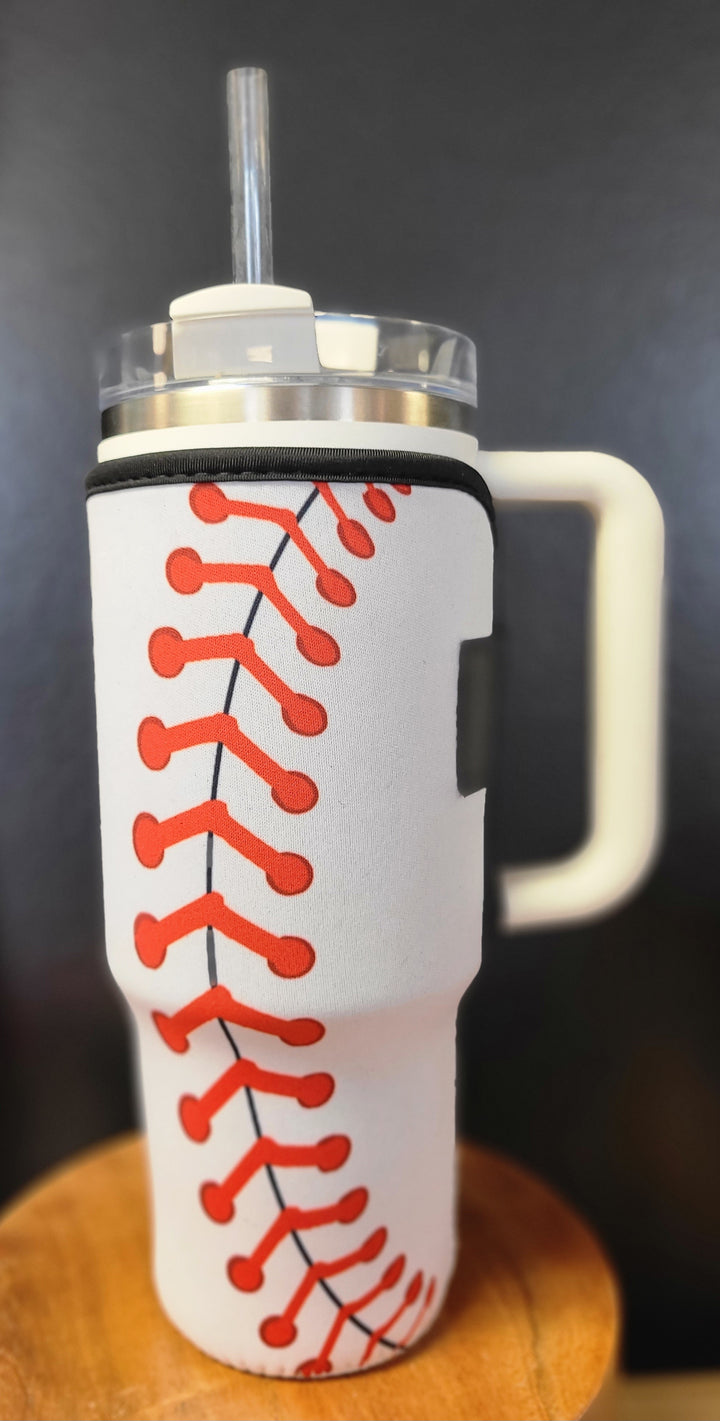 40oz Tumbler Baseball Sleeve