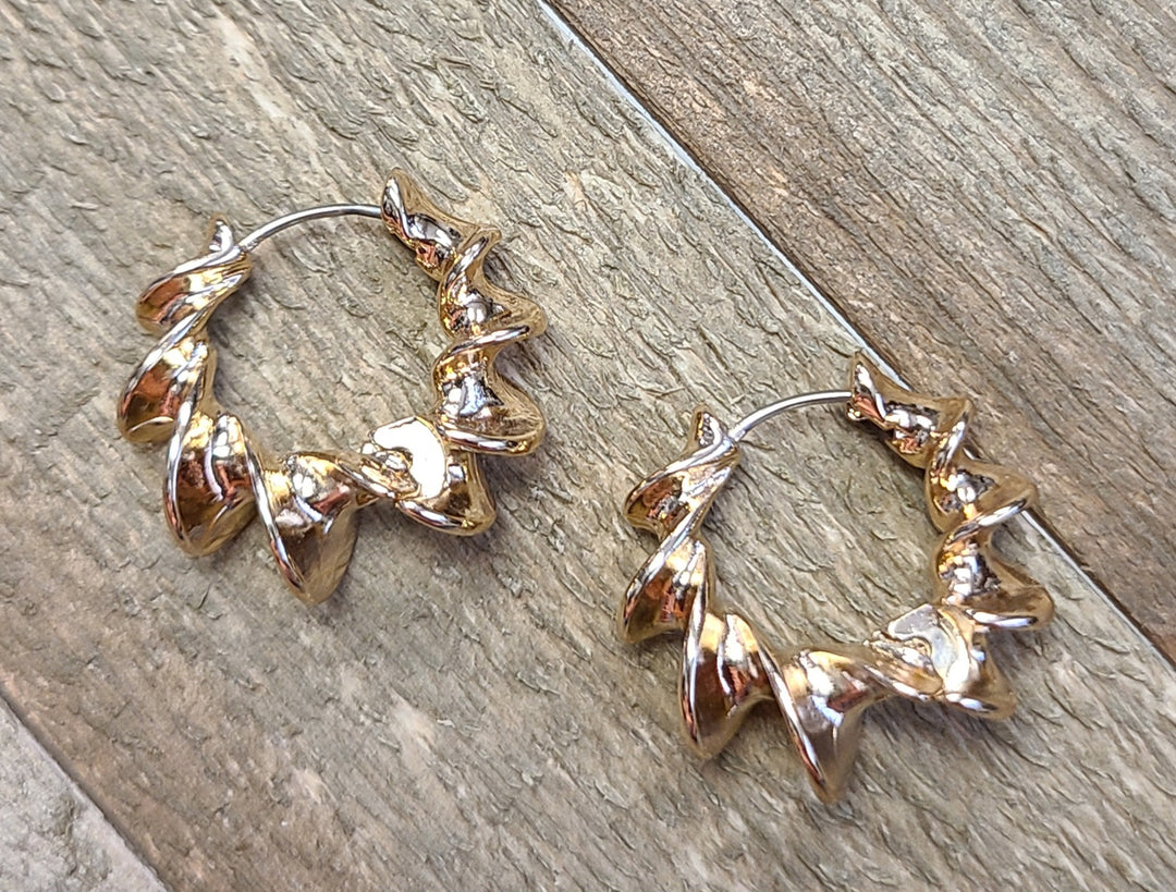 Twisted Hoop Earring