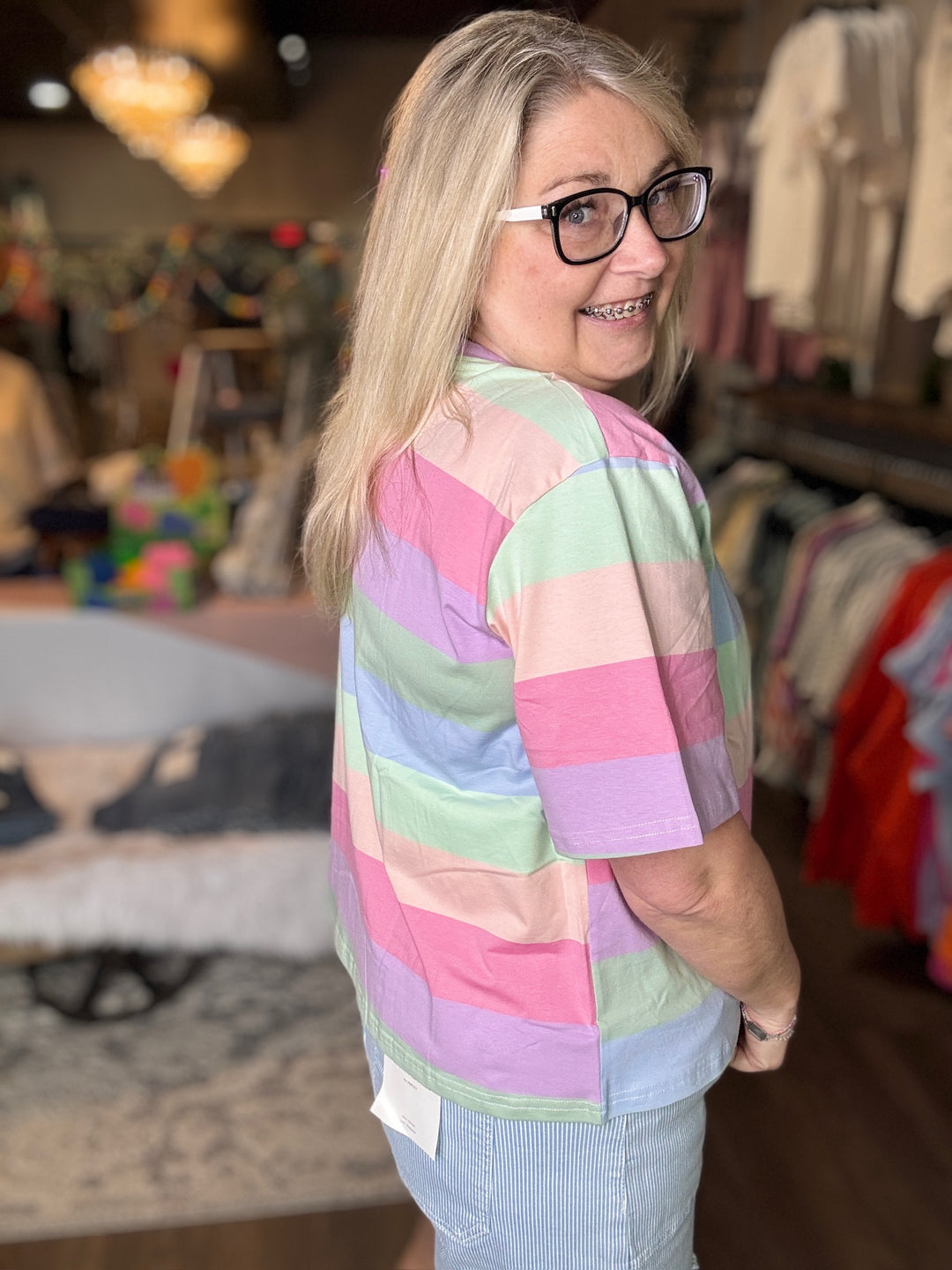 Striped Relaxed tee