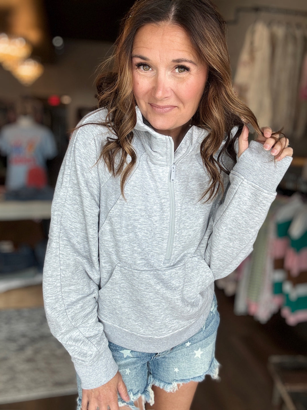 Hooded Hip Length Sweatshirts