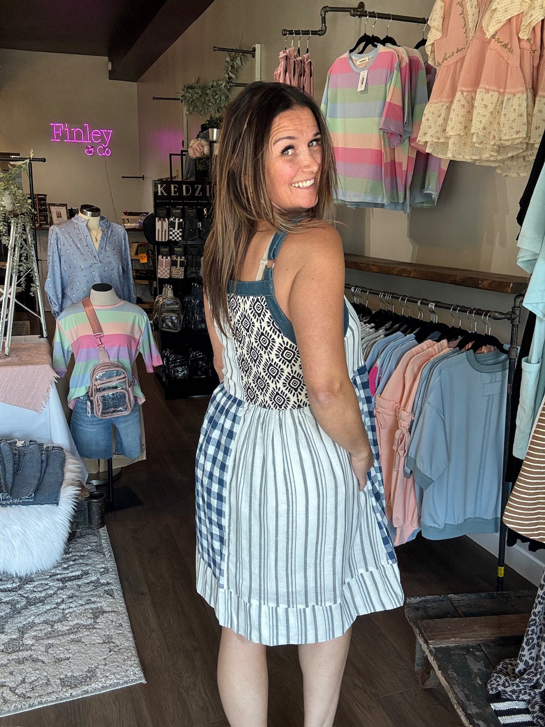Summer Fun Patchwork Dress