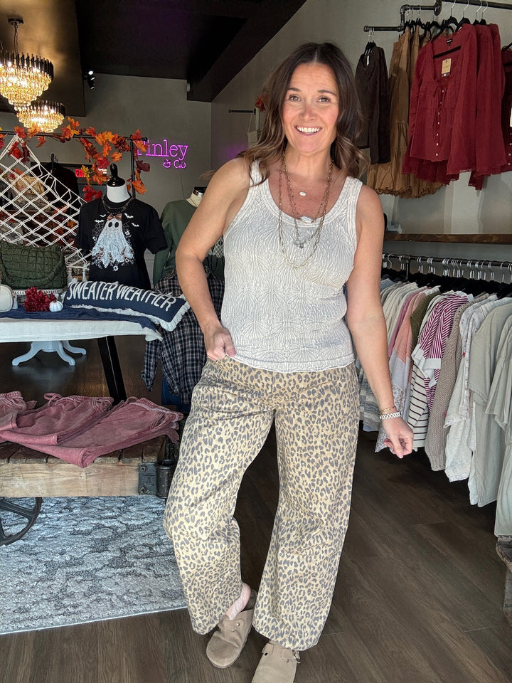 Wild Heart Leopard Jeans