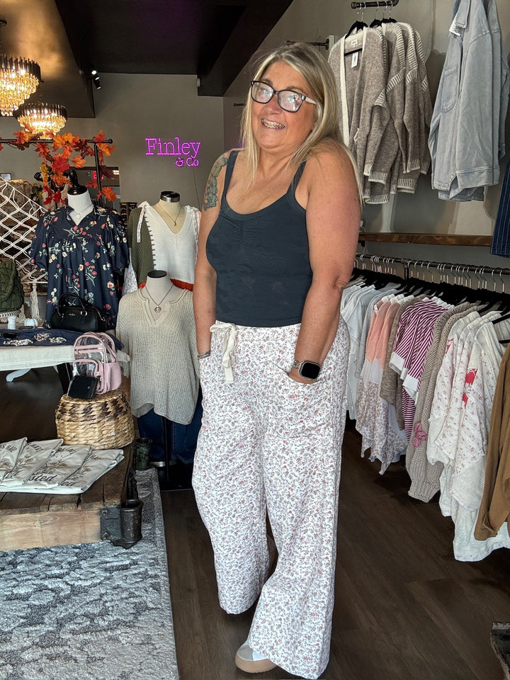 Sweet September Floral Pants