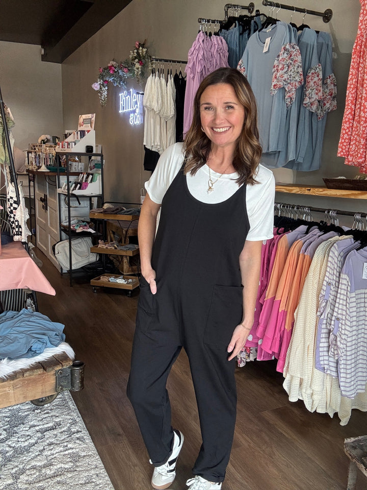 Drop Cotton Jumpsuit