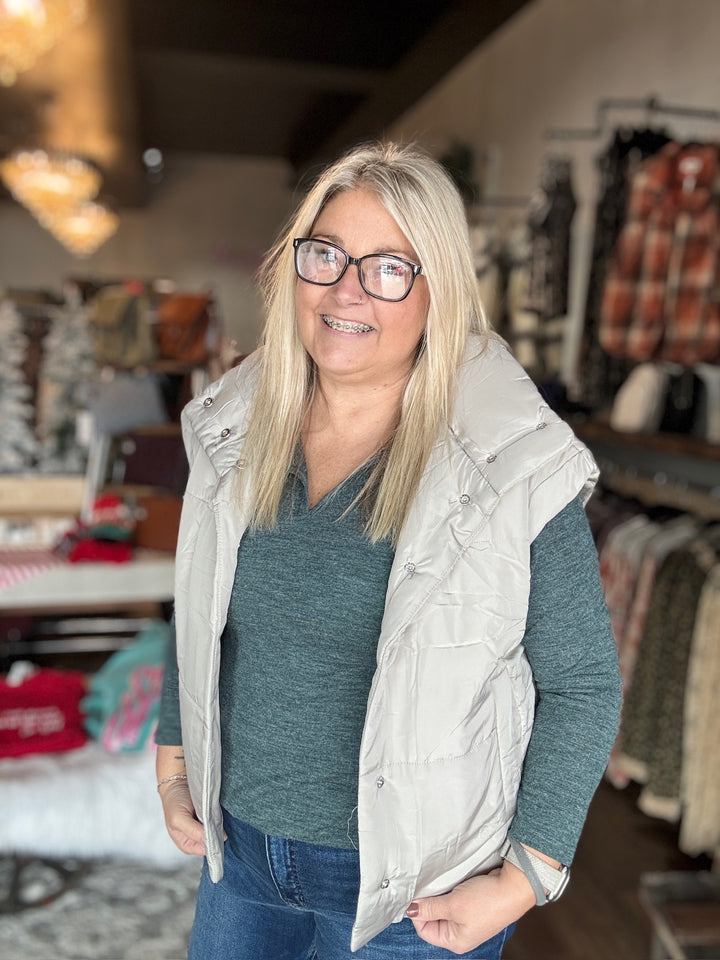 Oversized Puffer Vest