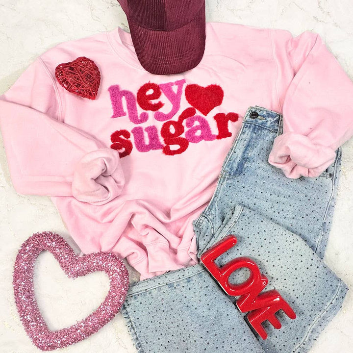 Hey Sugar Fluffy Long Sleeved Tee