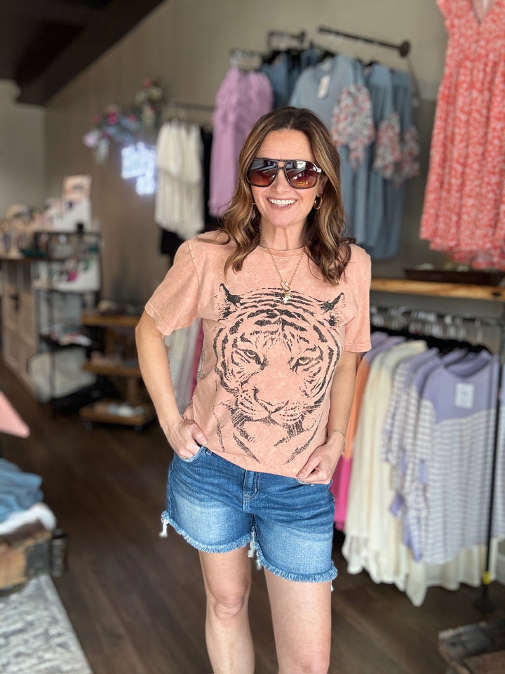Tiger Face Graphic Tee