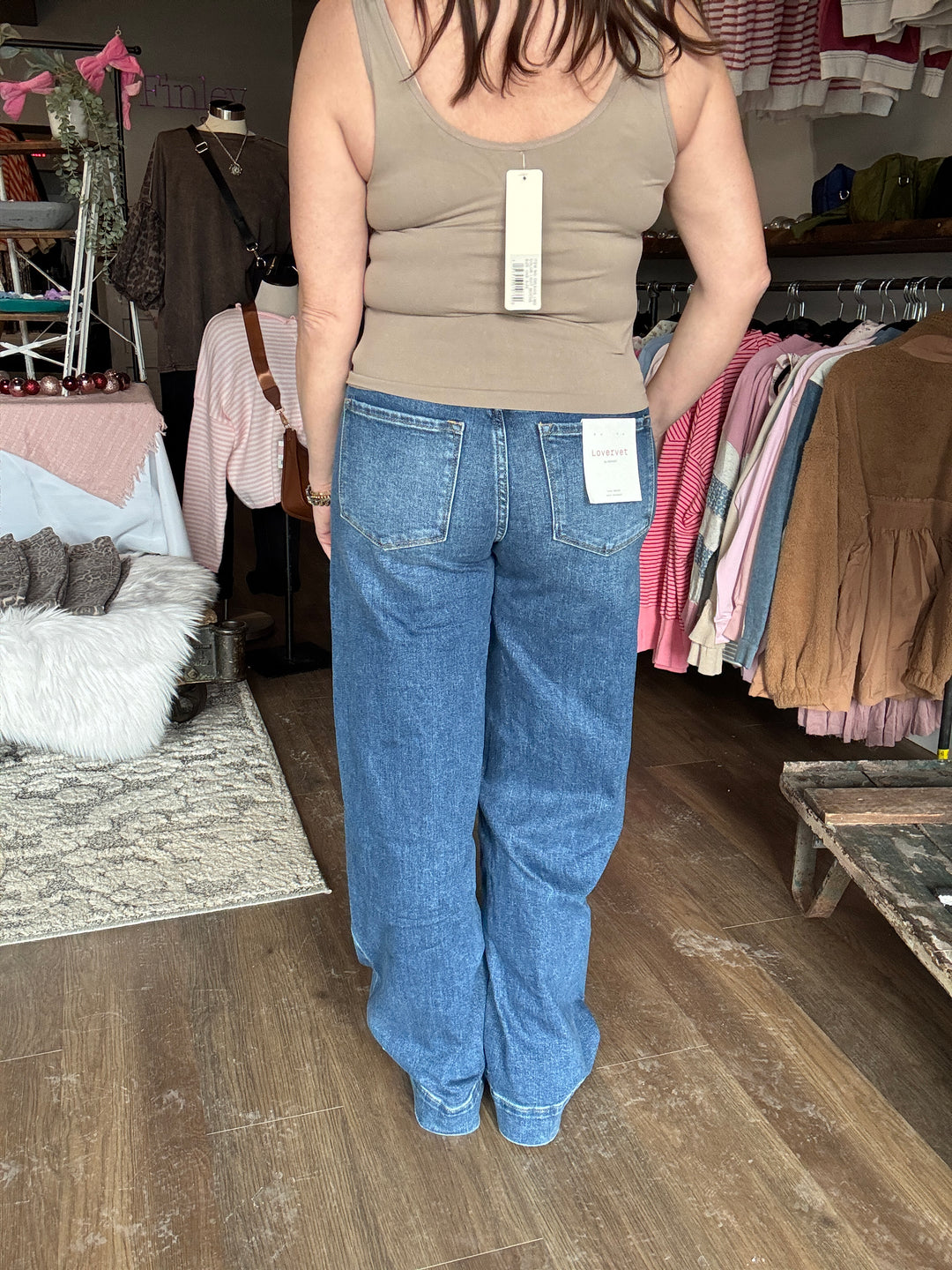 Lovervet Trouser High Waist Wide Leg Jeans