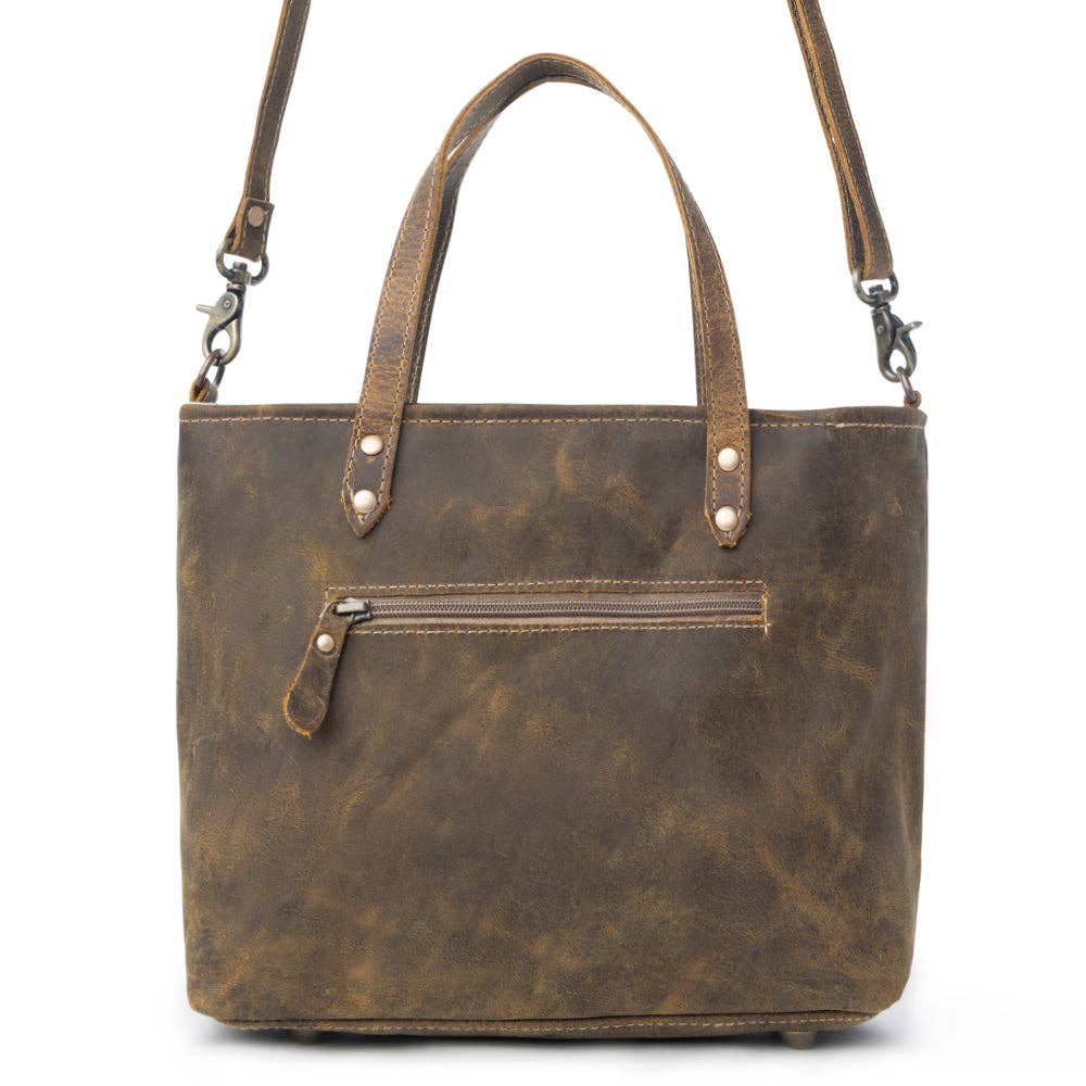 Leather Bag & Wallet Duo
