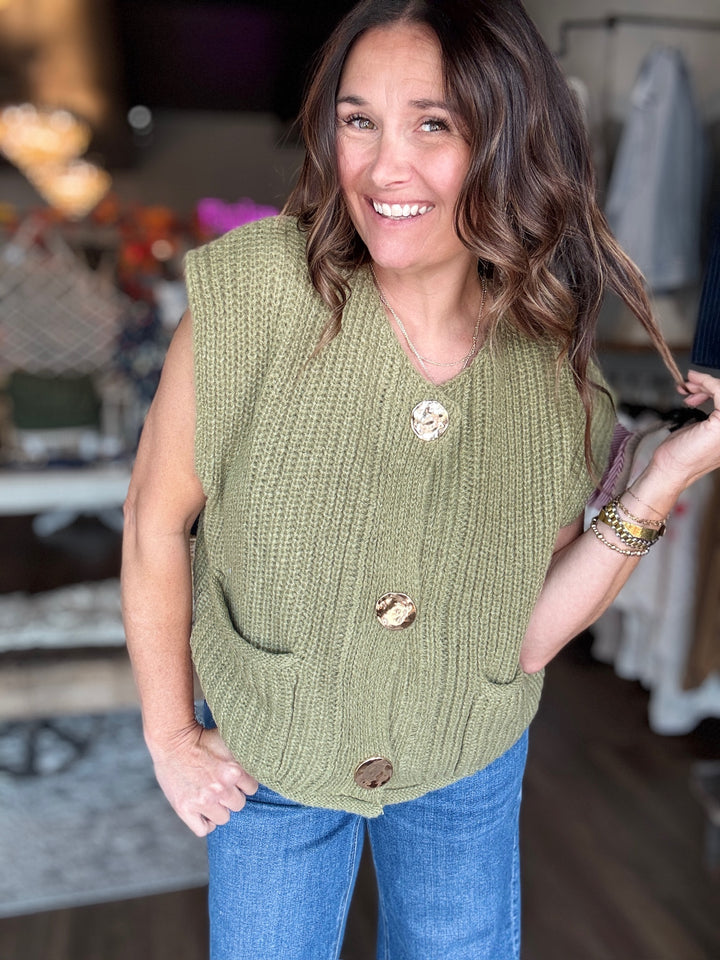 Woodland Cozy Sweater Vest