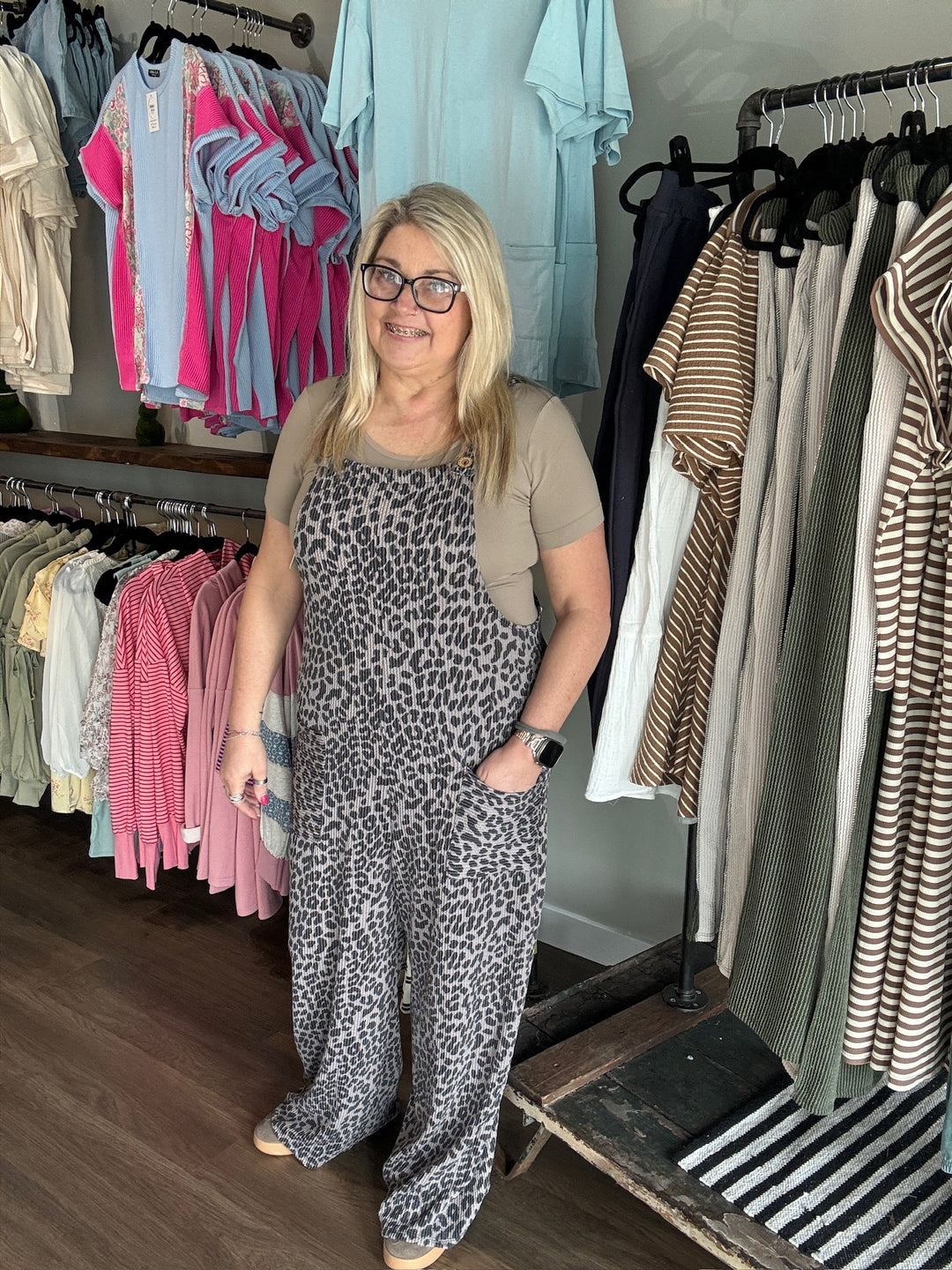 Wild Side Leopard Print Jumpsuit