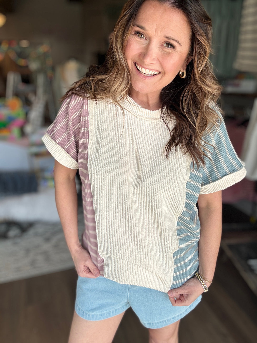 Americana Striped Tee