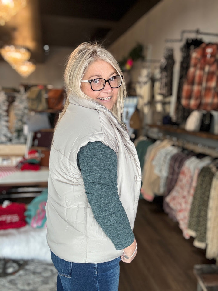 Oversized Puffer Vest