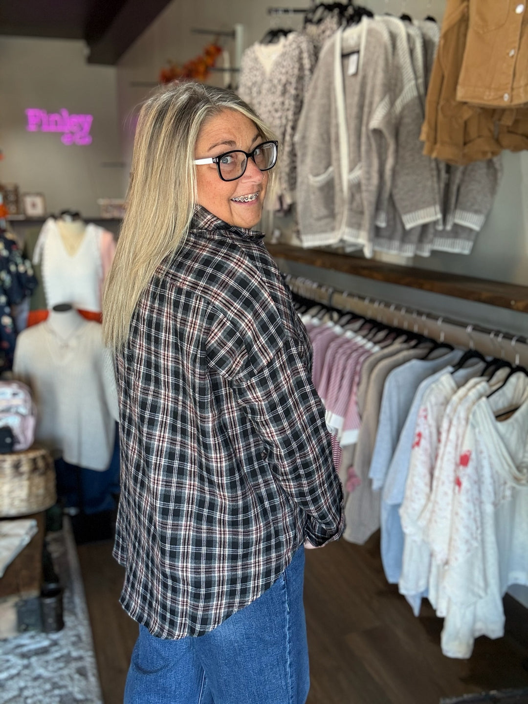Pumpkin Patch Date Flannel