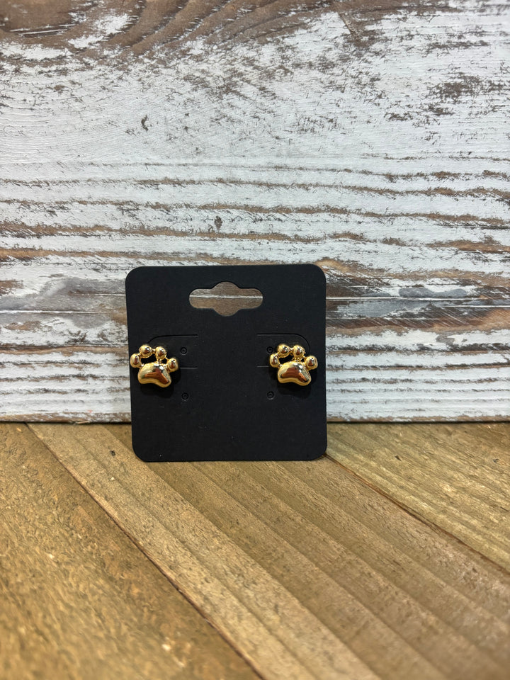 Paw Stud Earrings