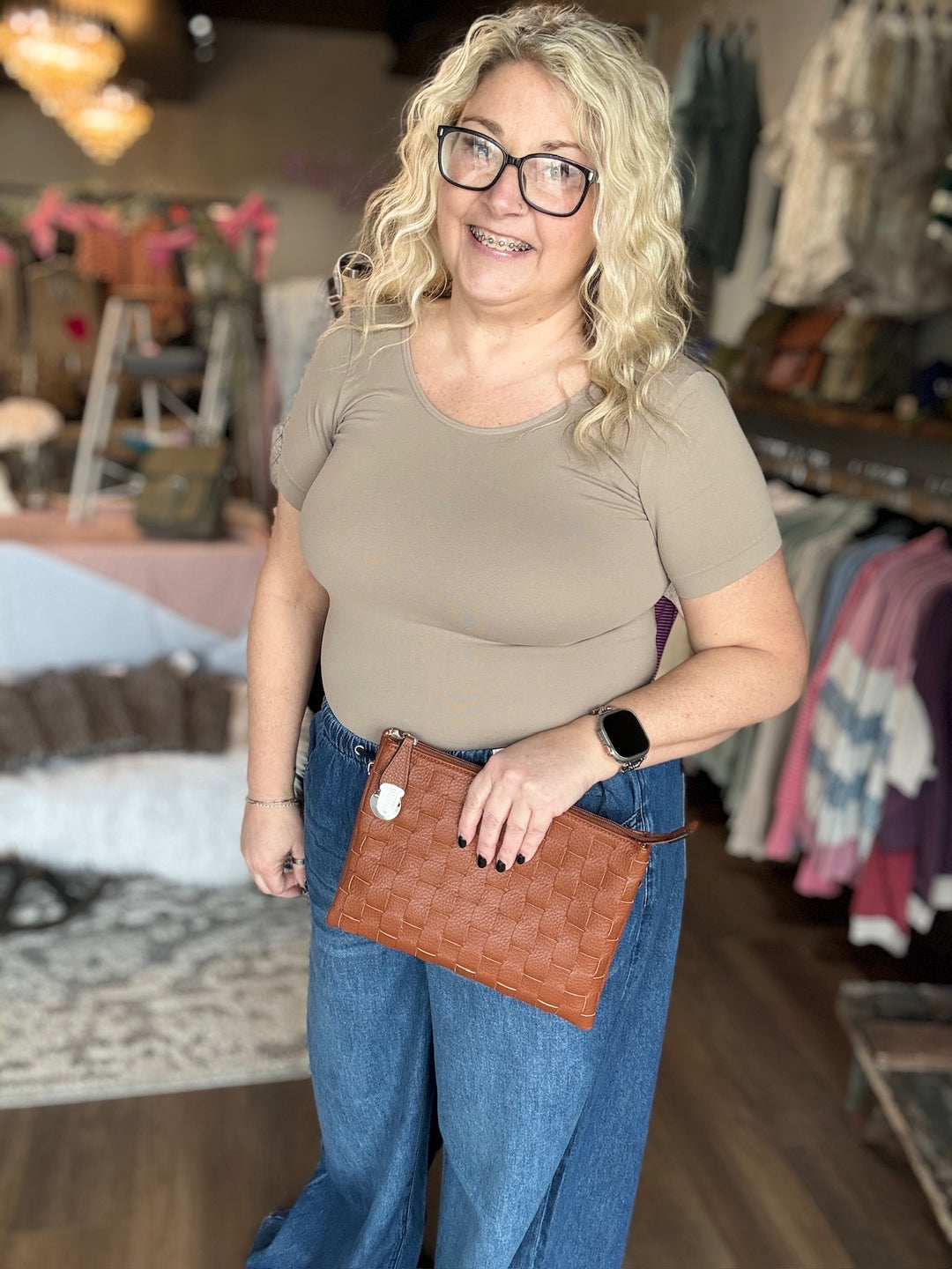 Seamless Reversible Short Sleeve Top