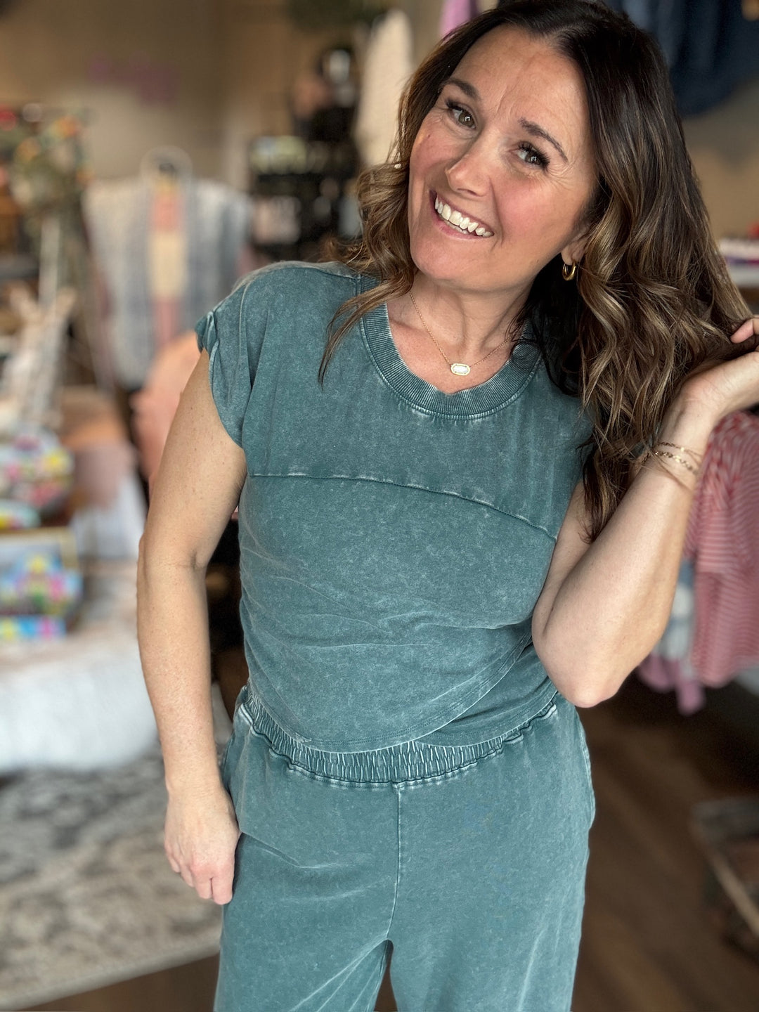 Spring Dark Teal Lounge Set