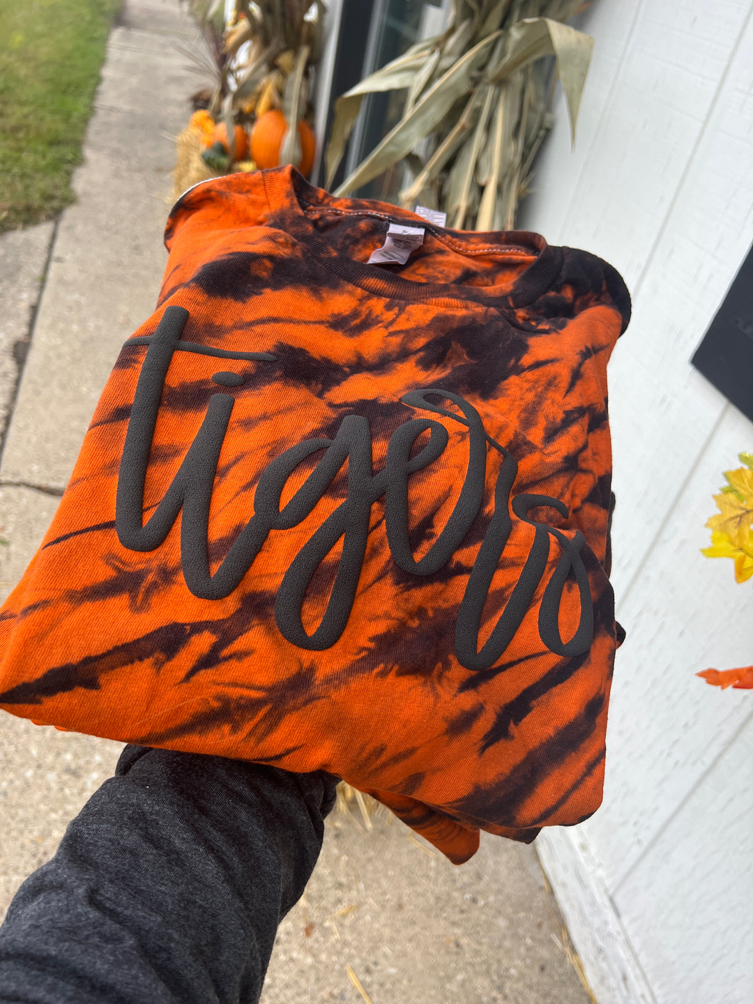 Tie Dye Tiger Tee