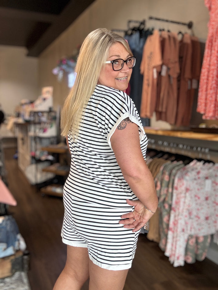 Striped Lounge Set