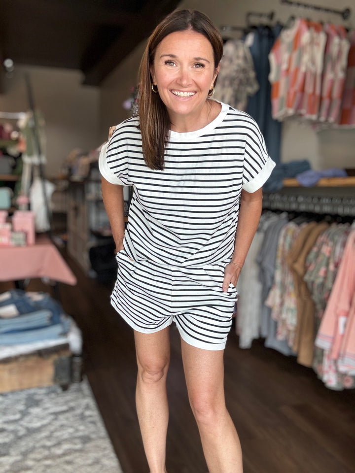 Striped Lounge Set