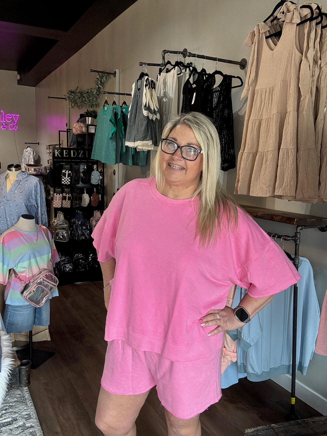 Mineral Wash Casual Summer Set
