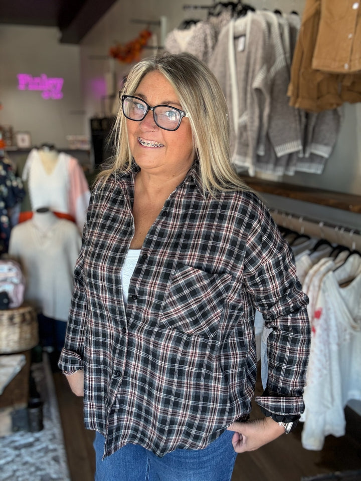 Pumpkin Patch Date Flannel