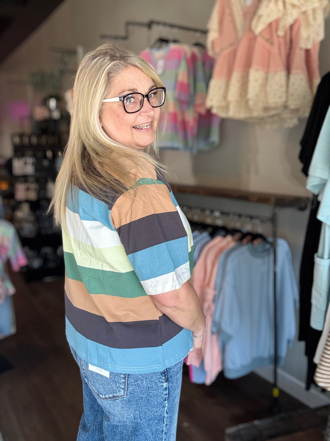 Striped Relaxed tee