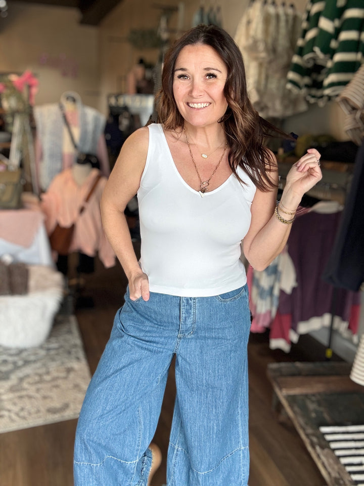 Hip Length Reversible Tank