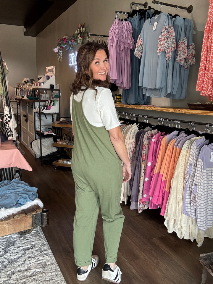 Drop Cotton Jumpsuit