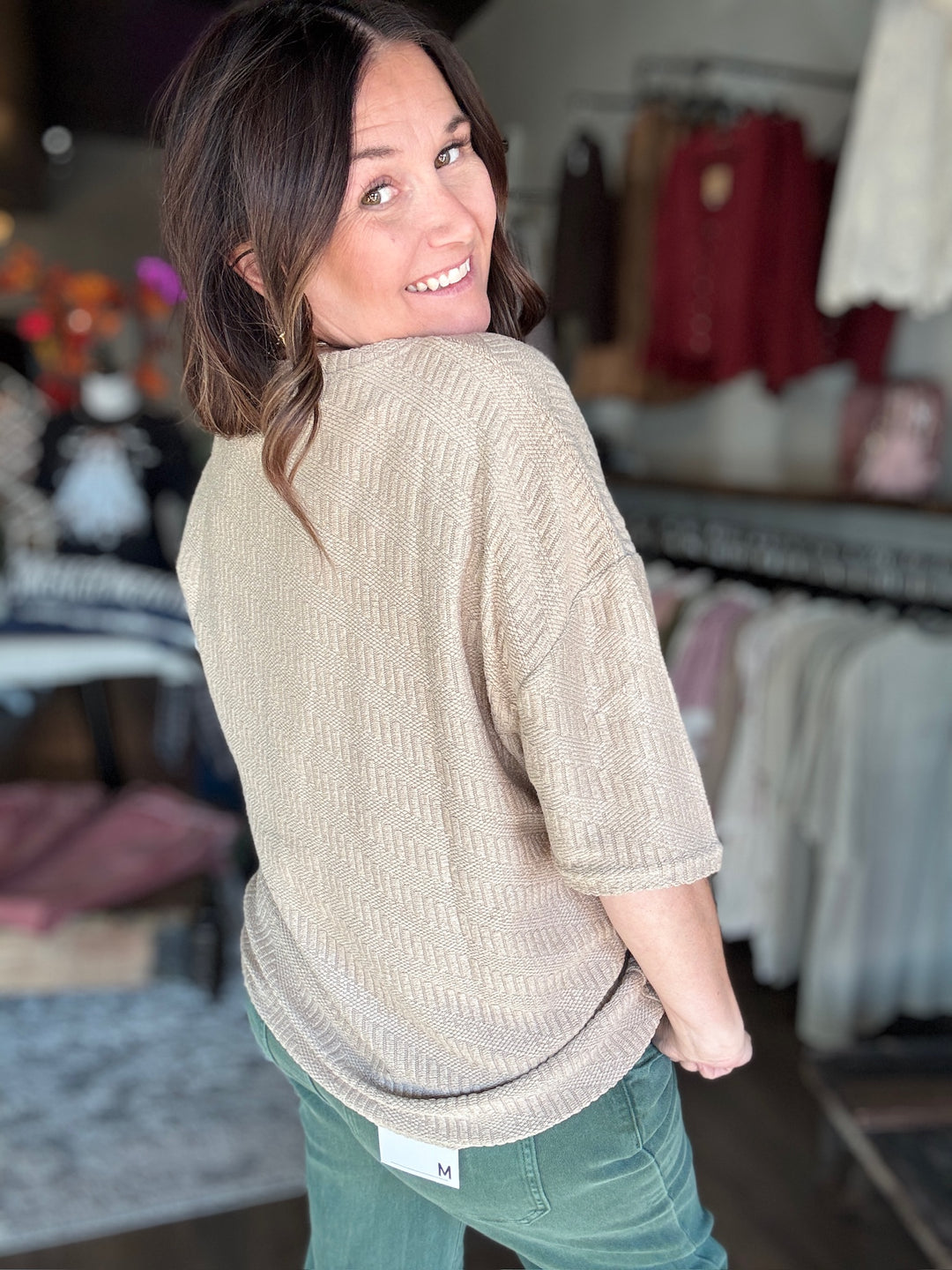 Crisp & Cozy Textured Tee