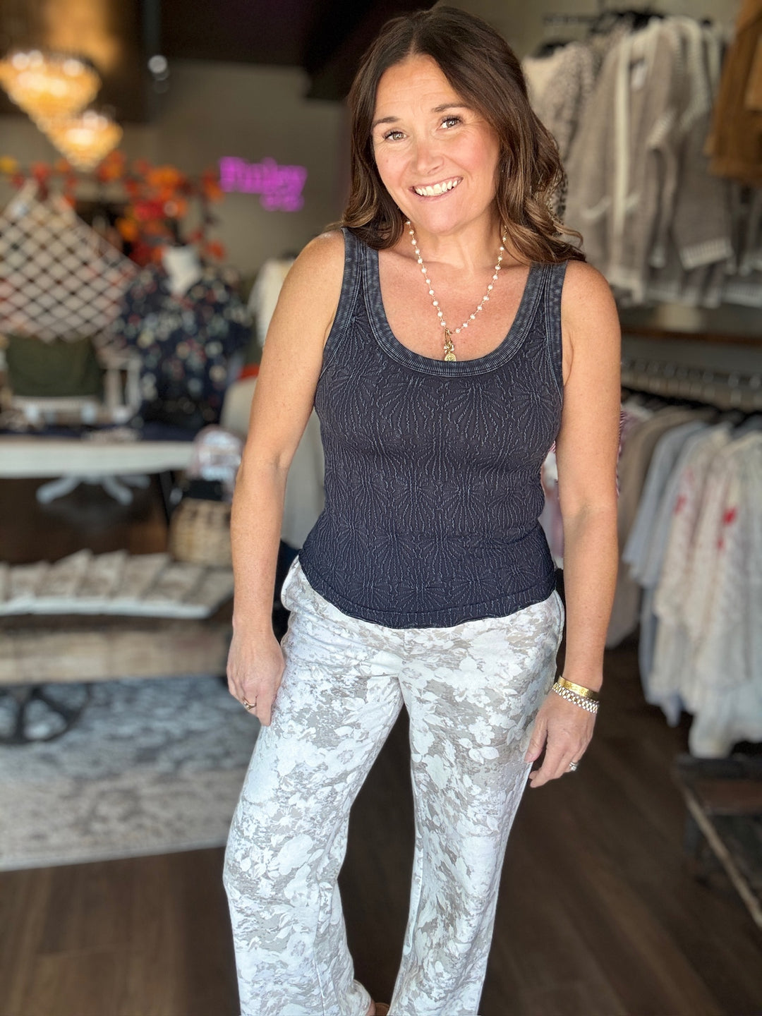 Vintage Reversible Lace Tank