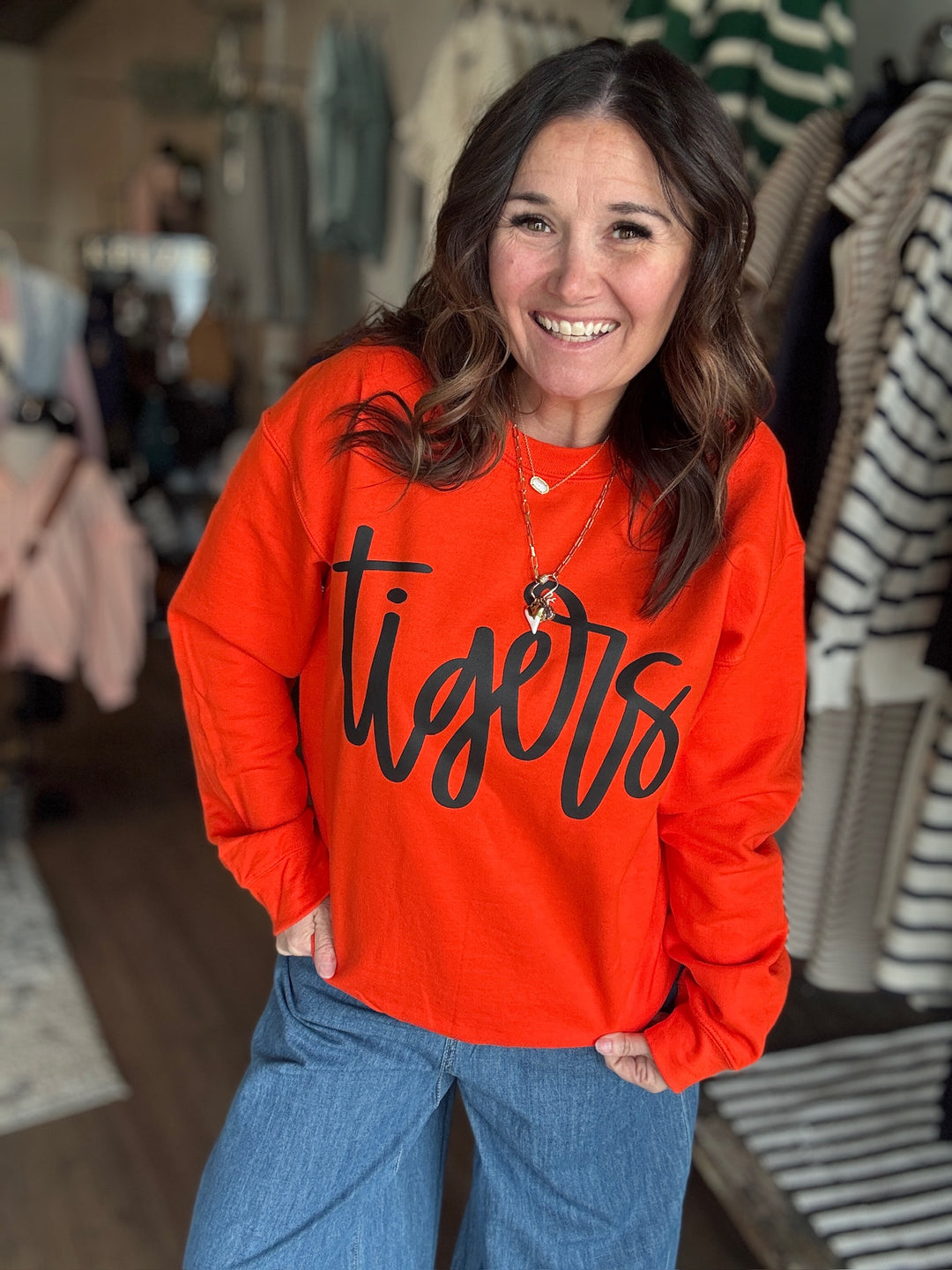 Orange Tigers Sweatshirt