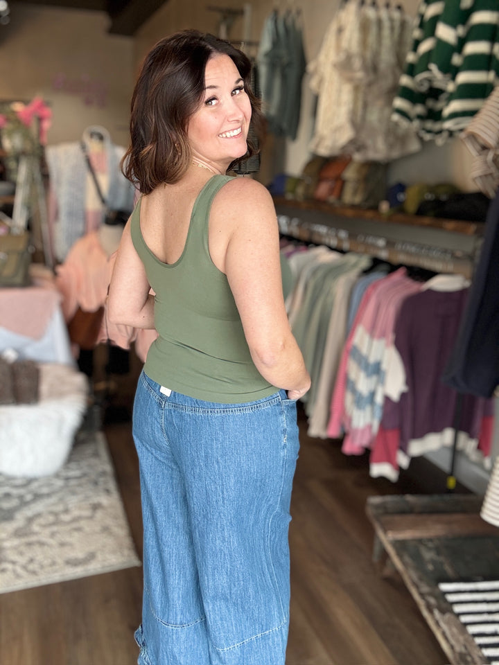 Hip Length Reversible Tank