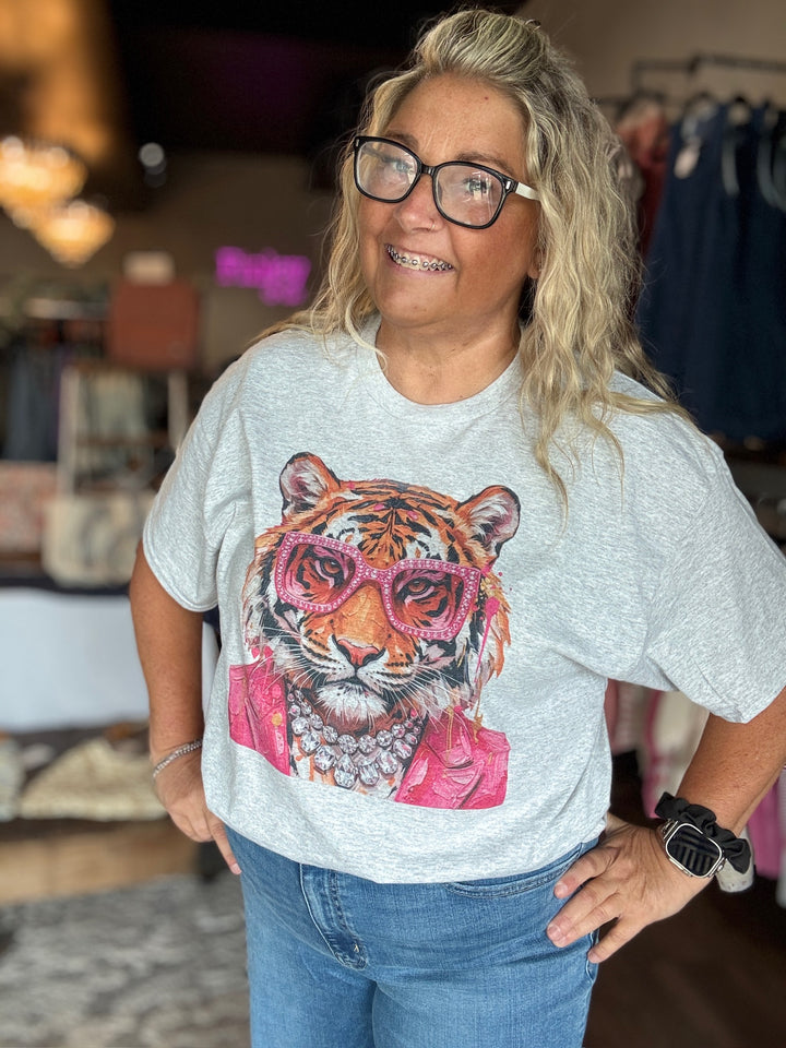 Glitz and Glam Tiger Tee