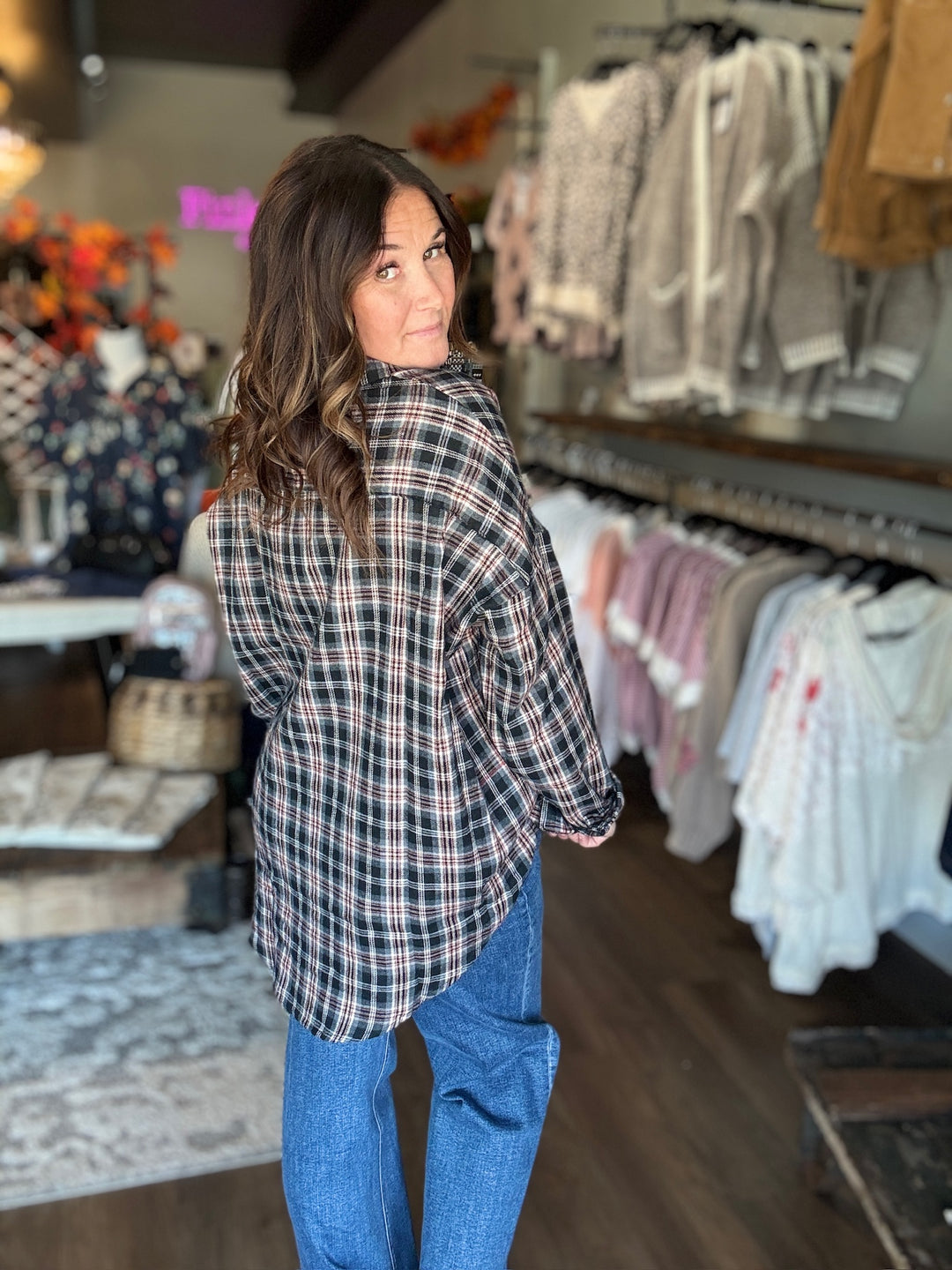 Pumpkin Patch Date Flannel