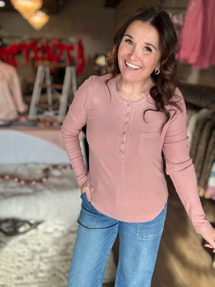 Knit Long Sleeve Tee